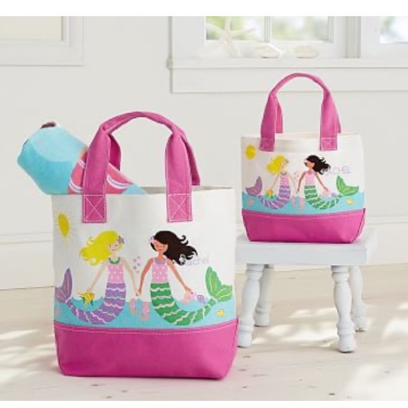 Pottery Barn Accessories Pottery Barn Mermaid Preppy Icon Tote Bag